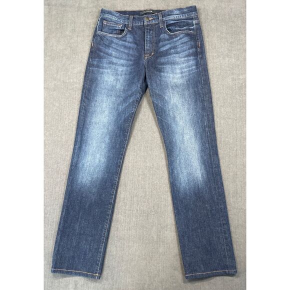 Joes Jeans Men 31 Blue Dark Wash Straight Narrow Stretch Slim Denim Casual Denim - Picture 1 of 10